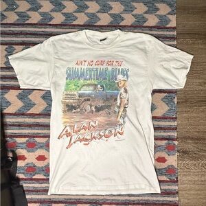 ORIGINAL 1994 Tultex Alan Jackson Summertime Blues Tour tee-L